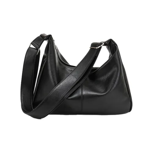 BETTERSAY Сумка через плечо из синтетической кожи большая женская черная кофейная