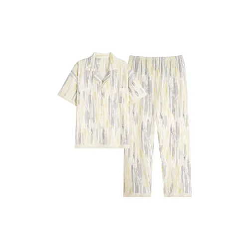 MIIOW Pajama Комплект Женский Золотой Полосы