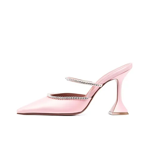 AMINA MUADDI Домашние тапочки 10,5 см Женские Розовые