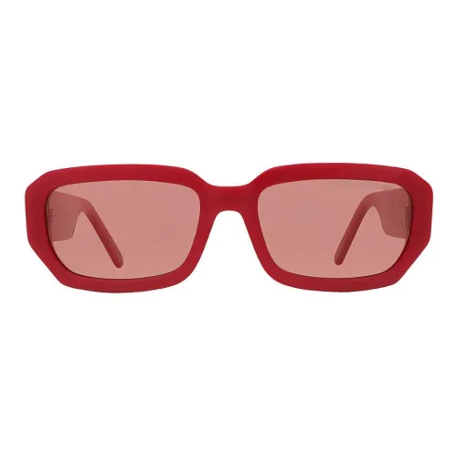 MARC JACOBS Ацетат Прямоугольные Солнцезащитные очки Женские Бордовый