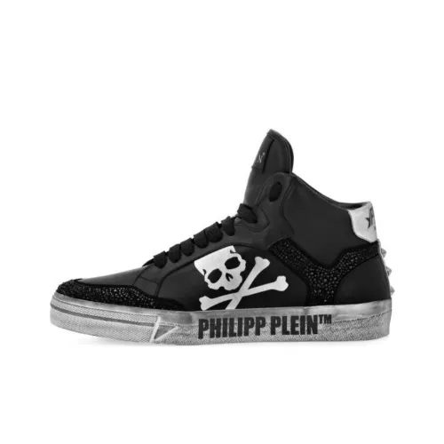 PHILIPP PLEIN Скейтборд Кроссовки Высокие Черные Мужские