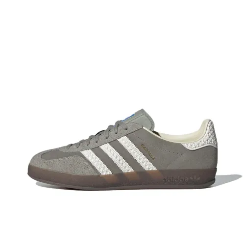 Adidas Originals GAZELLE INDOOR T Trainers Low Топ Кроссовки для скейтбординга Унисекс Серый Белый