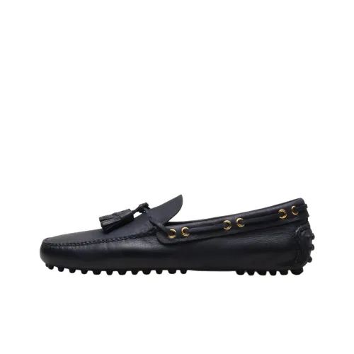 Car Shoe Лоферы с резиновым покрытием, морской синий, мужской