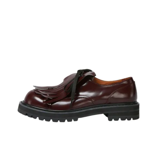 Marni Мужские повседневные туфли Low Top Темно-бордовый цвет Мужской