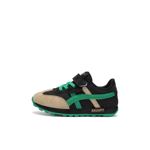 SNOOPY Детская повседневная обувь Low Top Черный Зеленый Kids