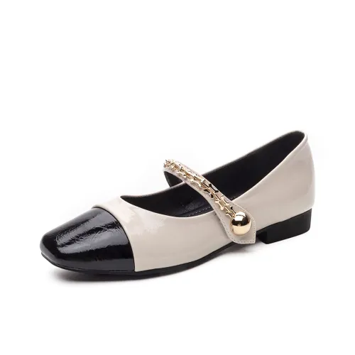 NORTHMORE Грубый каблук Туфли Мэри Джейн Женские