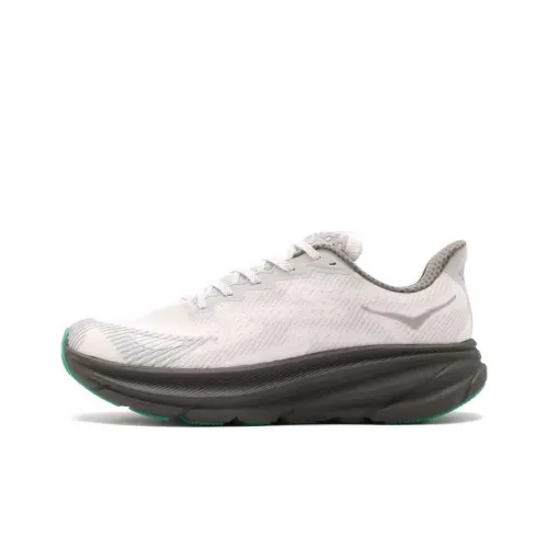 HOKA ONE ONE Clifton 9 Беговые кроссовки Низкий топ Белый Серый Унисекс