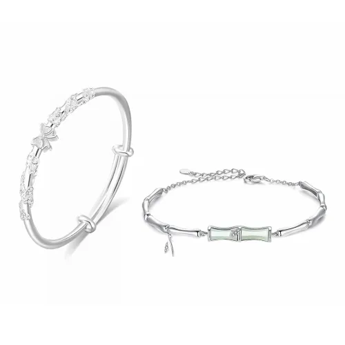 MUYAN Сплав с YOU Браслет «Бамбук» Комплект Женский