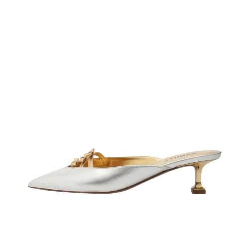 Schutz Домашние тапочки 5 см Женские Серебряные