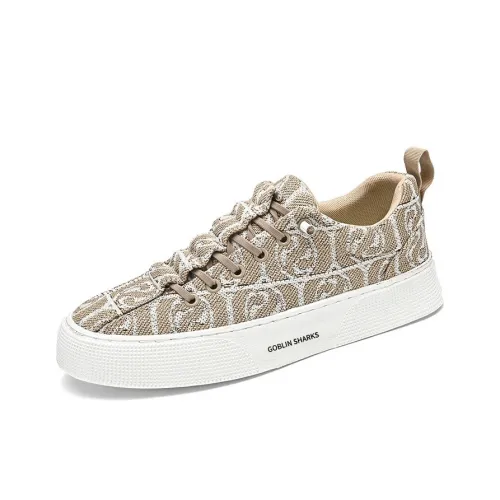 GOBLIN SHARKS 1759 Устойчивый к истиранию Дышащий Легкий Увеличивающий высоту Баланс Низкие кеды Мужские