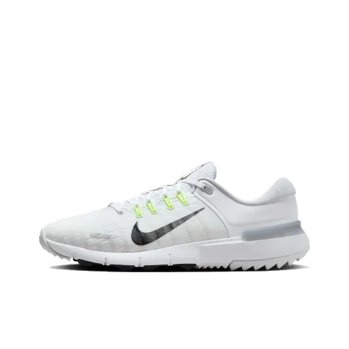 Nike Бесплатно Shock Absorbers Slip Resistant Abrasion Resistant Низкий Топ Обувь для гольфа Унисекс Белый Черный