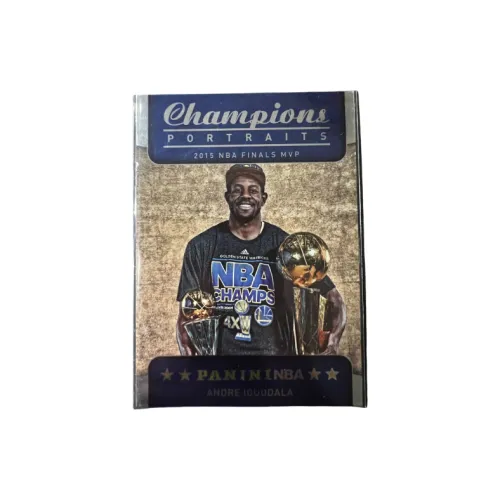 Панини Уорриорз Игуодала Холдинг Рекомендуемая чашка бюстгальтера Общий Чемпион Редкая карта спортивных карт 1 шт