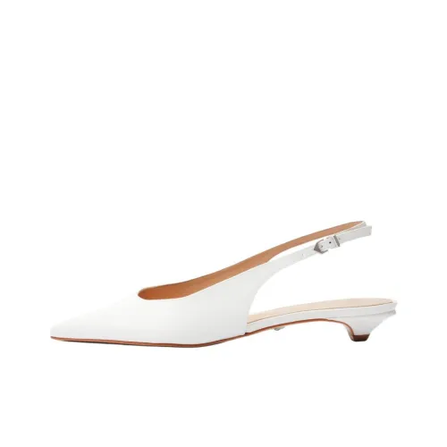 Schutz Evan Планная Подошва Повседневная Обувь 3 см Женская Белая