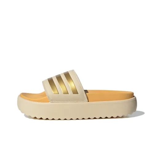 adidas Adilette Слипоны Золотисто-коричневый Женские