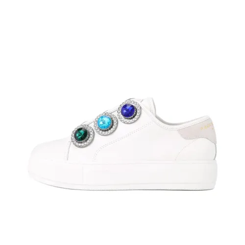 Kurt Geiger London LANEY OCTAVIA Низкие Кроссовки для скейтбординга Женские Белые