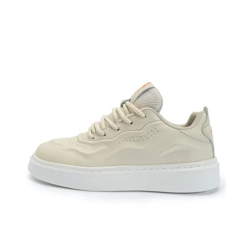 Seattle Palm Slip-Resistant Abrasion-Resistant Low-Top Skateboard Shoes Unisex Beige Seattle Palm Slip-Resistant Abrasion-Resistant Низкие Кроссовки для Скейтбординга Унисекс Бежевые