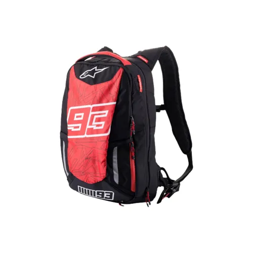 Alpinestars 25L Туристические сумки Полиэстер Черный Красный Унисекс