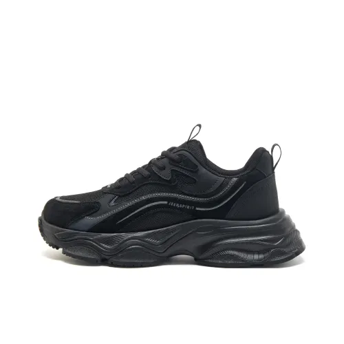 JEEP SPIRIT Низкий топ массивные кроссовки мужской графитовый черный