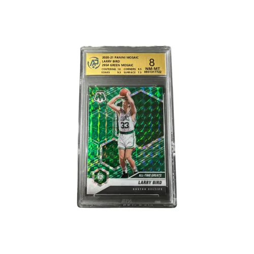 Panini Celtic Legend Larry Bird Зеленый Fold Сертифицированные Карты 1 Упаковка