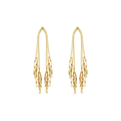 Peach Tea Медные Серьги Женские