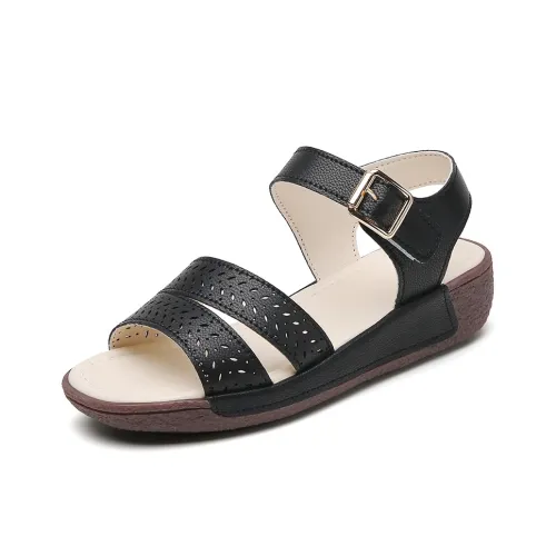 Reivanti One Ремень Сандалии 4CM Женские Черный