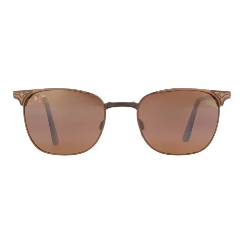 Maui Jim Металл Квадратные Солнцезащитные очки Унисекс Античное Золото