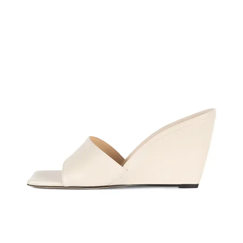 Wandler Слипоны 9 см Женские Бежевые