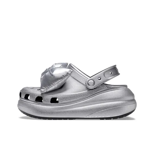 Crocs Сабо Серебряный Женские