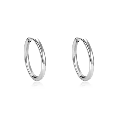 MUYAN Титановые стальные без рисунка Серьги-кольца Женские