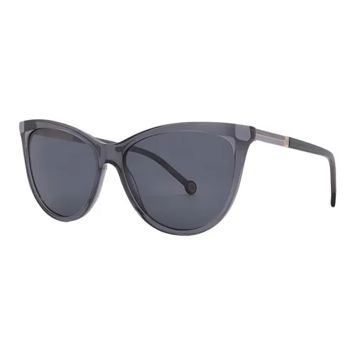 CarolinaHerrera Ацетатные солнцезащитные очки "Кошачий глаз" женские серо-фиолетовые