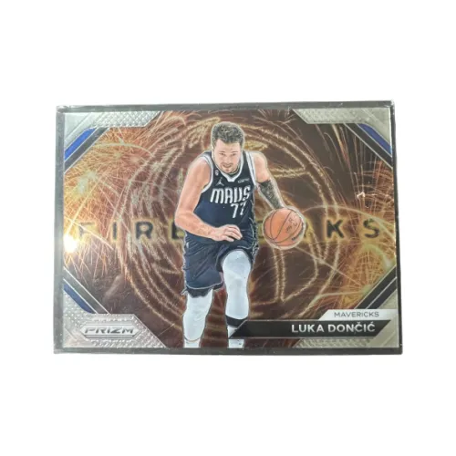 PANINI Mavericks Luka Doncic 77 Fireworks Parallel Rare Sports Card 1 Pack