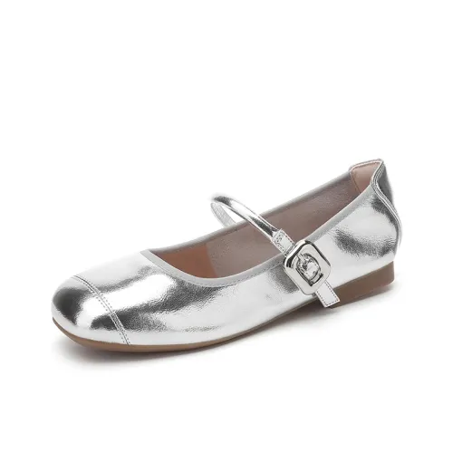 QUICHESHOES Грубый каблук Туфли Мэри Джейн Женские