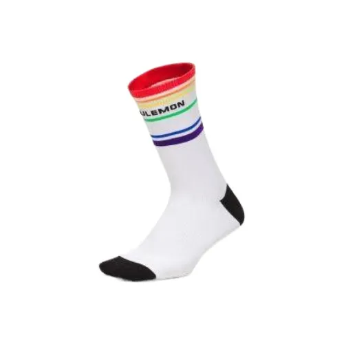 lululemon Tale To Tell *Нет Серебряный Высокие носки Женские Белые