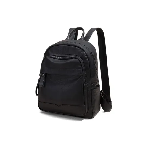 VANDEE Кожа Рюкзак Женские Черный