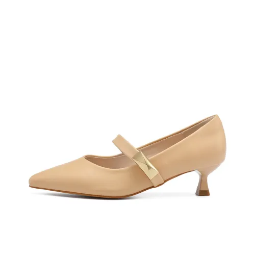 Honey GIRL Грубый каблук Туфли Мэри Джейн 5 см Женские