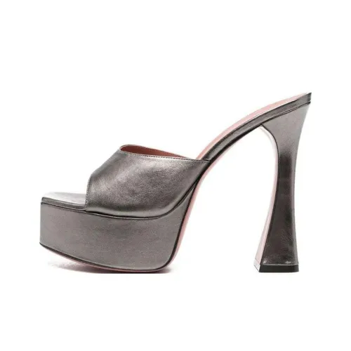 AMINA MUADDI Слипоны Женские Серебряные