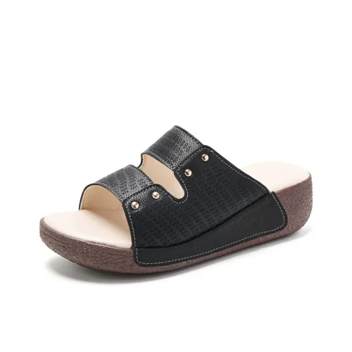 Reivanti Slip-resistant Слипоны Женские Черные