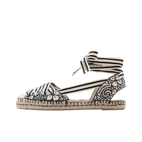 Zimmermann Espadrilles Женские Черный Белый