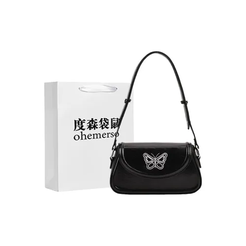 Dusen Kangaroo ПУ (полиуретан) Сумка через плечо Стандартная Женская Серебряный Белый Черный