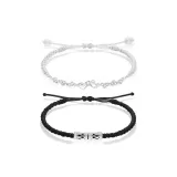 Искрящийся браслет в форме бабочки для пары