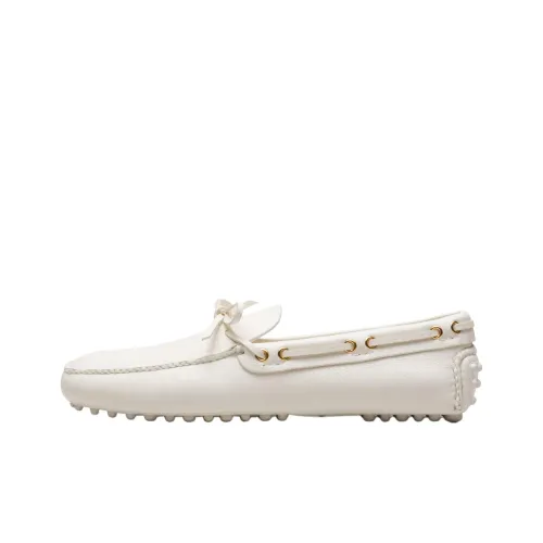Car Shoe Лоферы с резиновым покрытием, белые, мужские