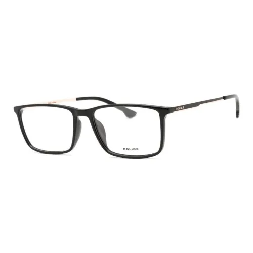Police Injection Molding Акриловый эстер Квадратные Оправы для очков Мужской Черный
