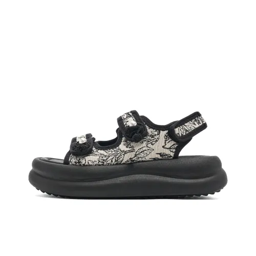 EBLAN Пляжные сандалии Женские Белые Черные