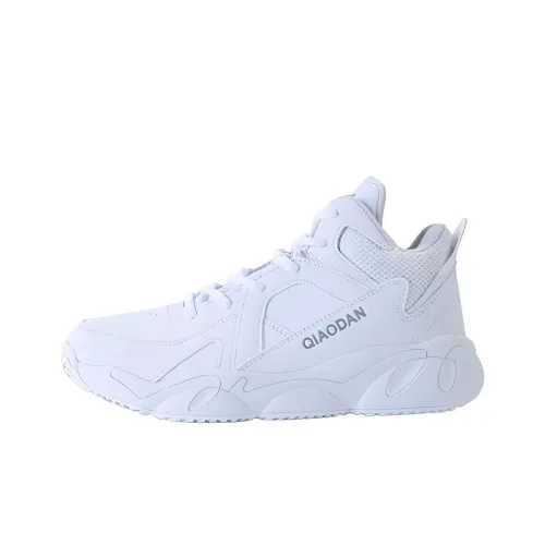 QIAODAN Баскетбольные кроссовки High Top Jordan - Белый/Чистый Серый Женские
