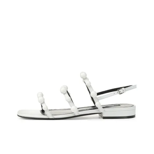 SERGIO ROSSI Sr Chupetas Сандалии в римском стиле Женские Белые