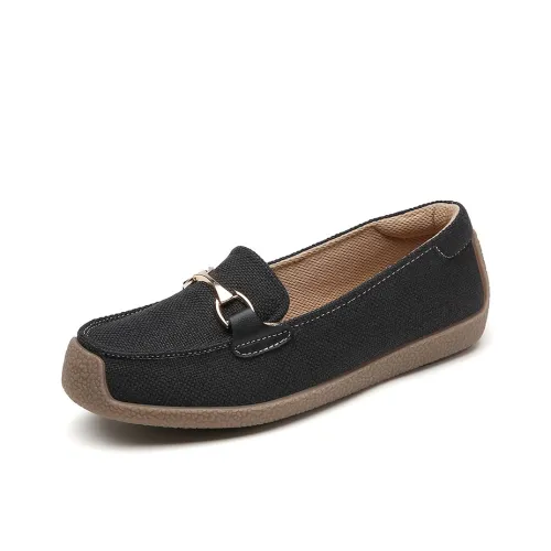 Reivanti Лоферы с резиновым подошвой Женские Черные