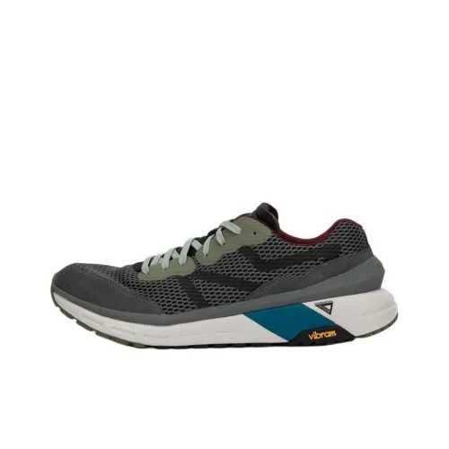 Vibram x BRANDBLACK Дышащие и Легкие Низкие Беговые Кроссовки Мужские Угольно-Серый