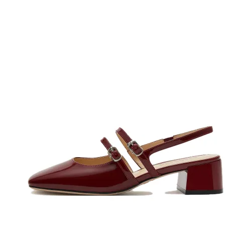 Staccato That Год'S Time Грубый каблук Туфли Мэри Джейн 5 см Женские