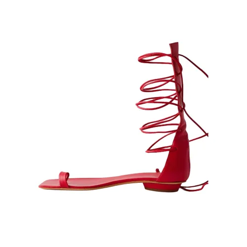 TIBI Cassius one Ремень Сандалии Женские Red