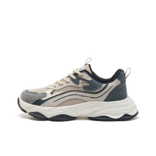 JEEP SPIRIT Низкий топ толстая подошва кроссовки мужские Луна Пыль серый